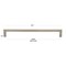 Gliderite Hardware 8-3/4 in. Center to Center Solid Square Bar Pull Satin Nickel 21683-224-SN-1 - alternate 4